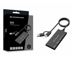Conceptronic BIAN10B 7 viename kortelių skaitytuvas USB 3.0