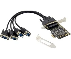 Conceptronic CONCEPTRONIC PCI Express Card 4-Port RS232 (DB9) Adapteris