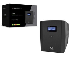 UPS Conceptronic Conceptronic ZEUS03G maitinimo šaltinis UPS Technologia line-interactive 1,2 kVA 720 W 4 x gniazdo jungiama į tinklą