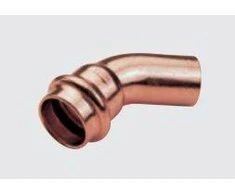 Conex 45 ° mm vienas kilio lankas B serijos Spauskite vario 28 mm (P504002800000)