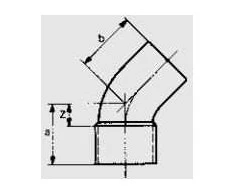 Conex Bow CU 45 ° 42 mm 5040 042000000