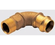Conex Alkūnė 90° bronzinė B Press GZ 15mm x 1/2'' (P4001G01504000)