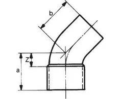 Conex Vario lankas 45 ° serijos jungtis 5000 35mm (5040035000000)