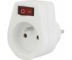 Connect It Konnoc DX-FZBK-01/01A maitinimo juostelė 1x lizdas su jungikliu