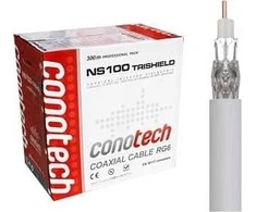 Conotech COAXIAL CABLE NS100 Trishield Pull Box - 1m