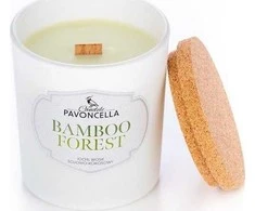 Continental Sojų skonio žvakė „Bamboo Forest“, balta, 135 g