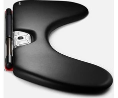 Pelė Carruzzo Contour Design CDWRRMMAX00410 atrama riešui Veganiška oda Juoda