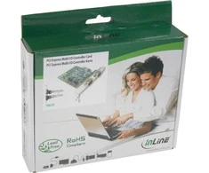 Controller InLine PCIE x1 - 4x RS- 232 nuoseklusis prievadas (76623C)