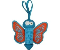 COOCKOO Cookoo Lily guminis drugelis Oranžinis 27x20x7,5cm