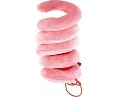 Coockoo pliušinis katės žaislas „Twister“, rožinis, 36 cm