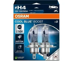 Bikuva.lt OSRAM Automobilinės lemputės COOL Mėlynas BOOST H4 100/90W 12V P43T 2vnt
