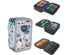 Cool Pack Penalas CoolPack, 20 cm x 13 cm, pilka/įvairių spalvų