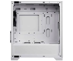„Cooler Master Elite 302 Baltas Lite“ korpusas, permatomas šoninis skydelis, mATX, 1x 120 mm ventiliatorius, baltas