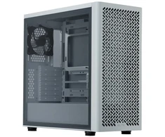 „Cooler Master Elite 502 Baltas Lite“ korpusas, permatomas šoninis skydelis, ATX, 1x 120 mm ventiliatorius, baltas