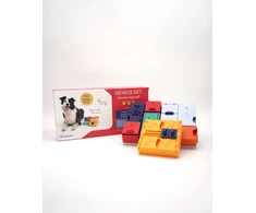 Cooper &amp; Pals Pawzler Genius - modulinių žaislų rinkinys šuniui, skatinantis vystymąsi - 3 lygis