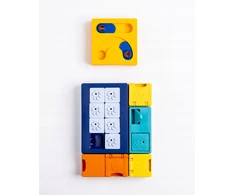 Cooper &amp; Pals Pawzler Smarty - modulinių žaislų šuniui komplektas, skirtas vystymuisi skatinti - 2-3 lygiai