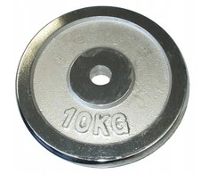 Corbysport Chromuota plokštė KUBISPORT gimnastikos strypams 10 kg 30 mm