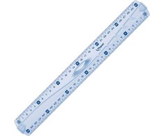 Maped Geometric liniuotė 30 cm su rankena, skaidri