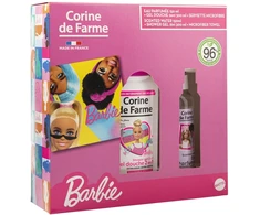 Corine de Farme Dovanų rinkinys vaikams Barbie (Żel pod prysznic 300ml + Vanduo perfumowana 150ml + ręcznik) (103421)