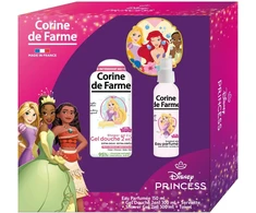 Corine de Farme Dovanų rinkinys vaikams Princesses (Żel pod prysznic 300ml + Vanduo perfumowana 150ml + ręcznik) (103431)