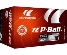 Stalo teniso kamuoliukai CORNILLEAU P-BALL ABS EVOLUTION, 72 vnt.