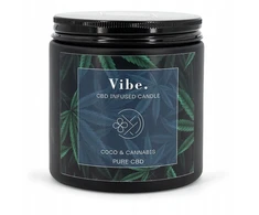 Nezatříděno Cosma Cannabis Candle Brothers świeca zapachowa CBD Vibe Coco &amp; Cannabis 350g