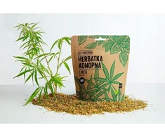 Cosma Cannabis Full Spectrum Kanapių arbata su mėtomis, maisto papildas, 40 g