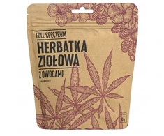 Cosma Cannabis Full Spectrum Kanapių arbata su vaisiais, maisto papildas 40 g