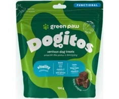 Cosma Cannabis Žalias Paw Dogitos Vitality grynos mėsos skanėstai šunims 100 g