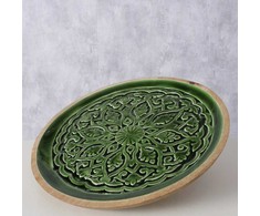 Cosy Trendy Medinė lėkštė su grioveliais GRELO, Ø 30 cm
