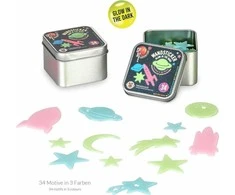 Cosy Trendy Trendhaus Space Adventure - Šviečiantys lipdukai - Kosmosas (34 vnt.) ( TH958990 )