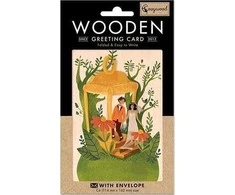 Cozywood Medinis C6 kartonas + vokas Vestuvinis žibintas