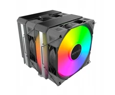 Montech NX600 ARGB CPU Cooler, Dual Tower – 2x 120mm, juodas