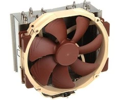 Noctua NH-U14S kompiuterio aušinimo komponentas procesoriaus aušintuvas 12 cm rudas, Nerūdijantis plienas