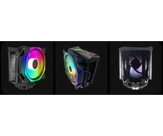 „Rampage Octagon C50“ procesoriaus aušintuvas, LGA 1700/AM5, 1800RPM, 120 mm ARGB ventiliatorius