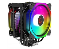 „Rampage Octagon C60“ procesoriaus aušintuvas, LGA 1700/AM5, 1800RPM, 2 ventiliatoriai, 120 mm, ARGB