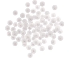 Dallprint Burbuliukai balti 1,5cm 80vnt