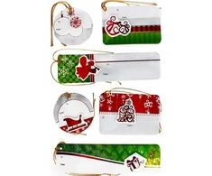 Bilecik Okazjonalny Na Prezent 12szt. BoŻe Narodzenie Craft with Fun with