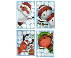 Dallprint Lipdukai ant langų ŽIEMA 46pcs