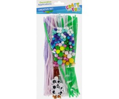 Craft With Fun Dekoracijų rinkinys, CraftWithFun, 262 vnt.