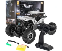 Crawler R/C Monster 1:18 Sidabrinis