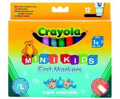 Crayola, Inc. Crayola Mini Kids plaunami žymekliai, 12 vnt.