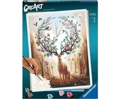 CreArt Painting: Stebuklingas elnias 202737 RAVENSBURGER Skaičių rašymas