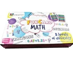Creativo Pramogos kortelės matematika (įprastos frakcijos, dešimtainės frakcijos)