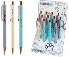 Cresco „I Love Pets“ rašiklis (12 vnt.)