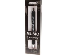 Automatinis tušinukas MUSIC IS MY LIFE, Cresco, dovanų dėžutėje