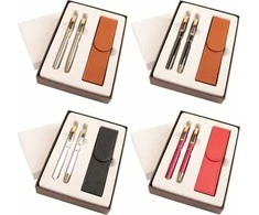 Cresco CLASSIC rašiklis + tušinukų rinkinys su ES dėklu