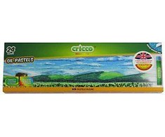 Aliejinės pastelės 24 spalvos Cricco