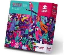 Crocodile Creek Dėlionė Rojaus paukščiai, 500 detalių