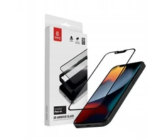 Crong 3D Armour Glass - Apsauginis stiklas skirtas iPhone 16e / iPhone 14 / iPhone 13 / iPhone 13 Pro+ Installation Frame